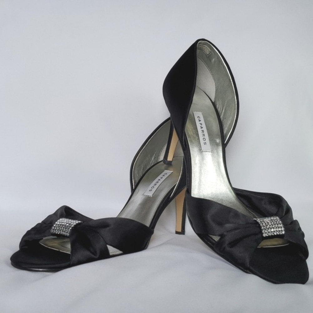 Black Capparos formal heels - sz 7.5 - NWT